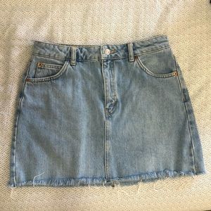 Topshop Jean skirt